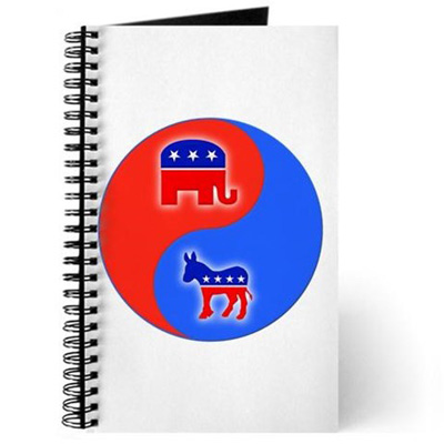 Are Republican and Democratic brains like Yin and Yang?