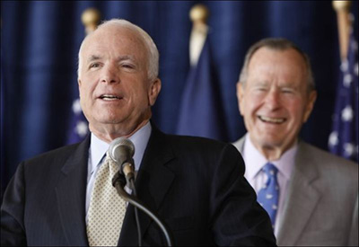 Pappy Bush and McCain gave green light to GOP extremists